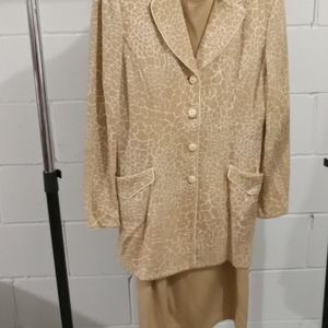 ST. John knit jacket and shift dress